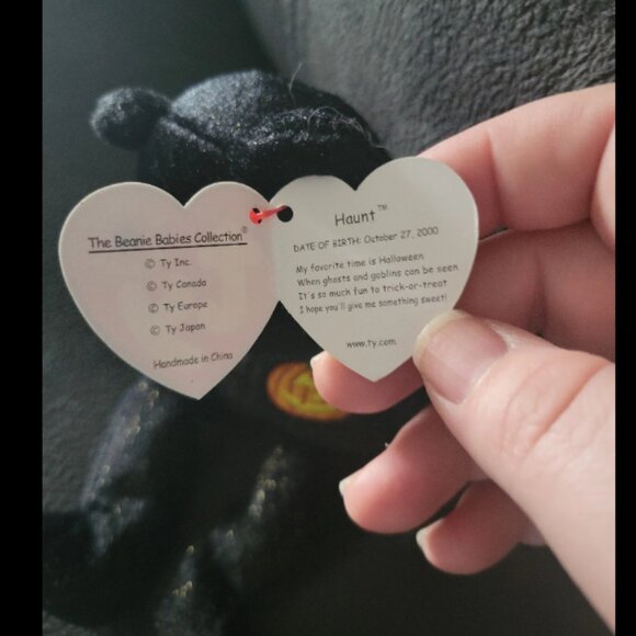 TY Beanie Baby HAUNT the HALLOWEEN BEAR - Picture 3 of 7